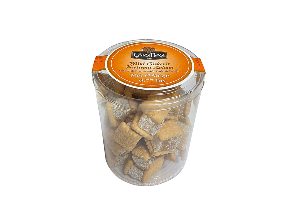 Carsibasi Sandwich Biscuit With Turkish Delight (Kistirma) 350gr