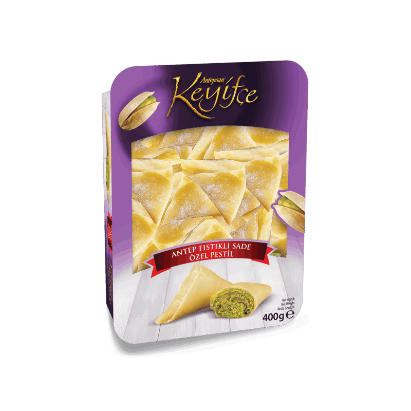 Keyifce Antep Fistikli Sade Muska 400gr
