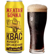 Kvass Yellow Barrel In Can 0.5lt