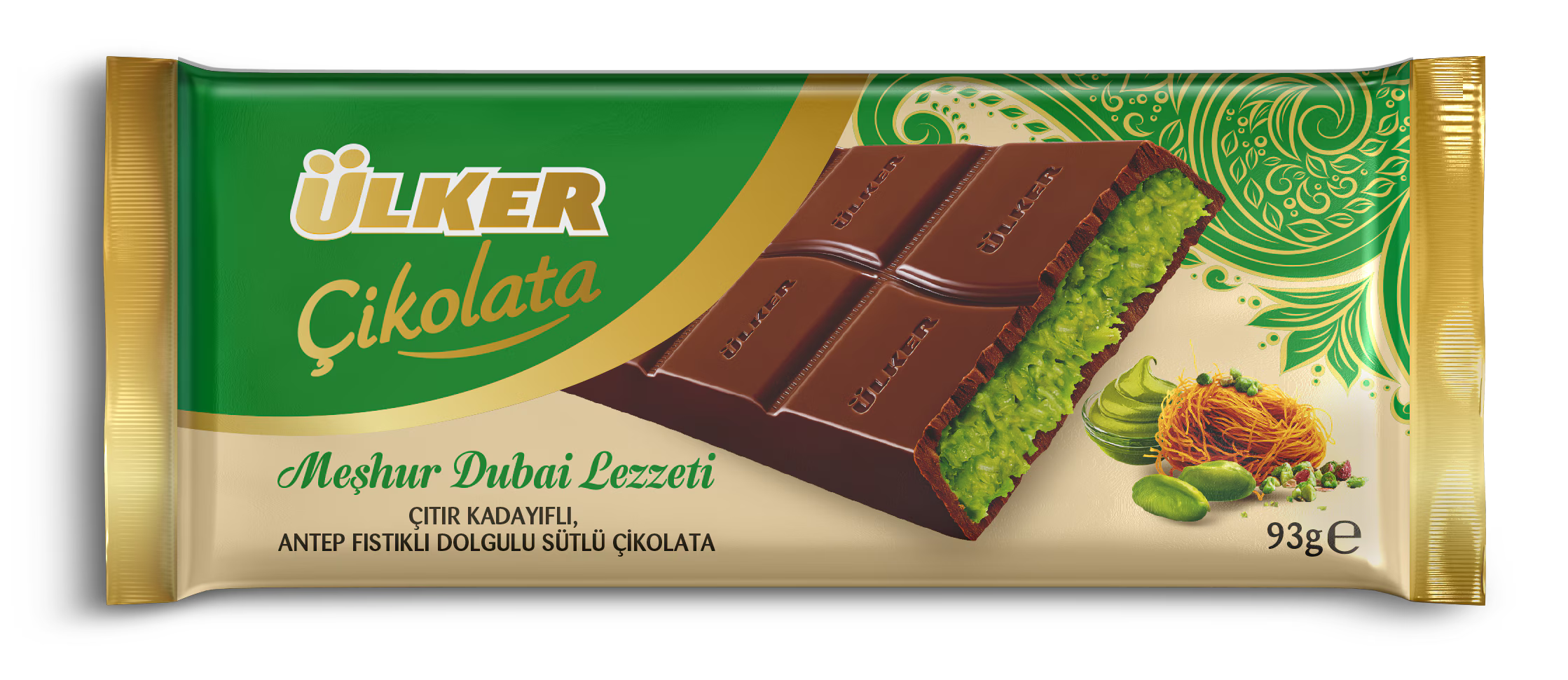 Ülker Kadayıflı Dubai Çikolatası 93gr