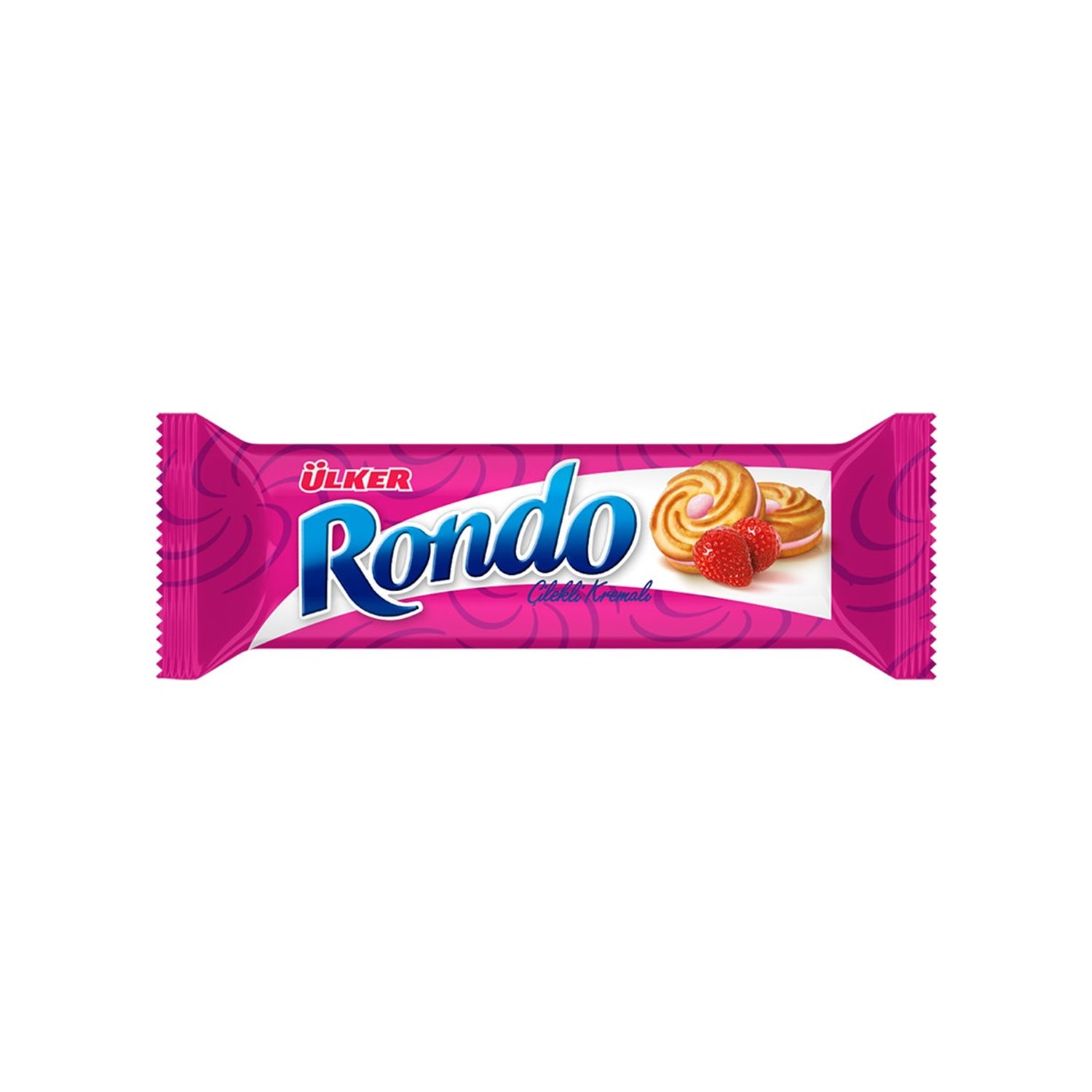 Ulker Rondo Biscuit Strawberry 61gr