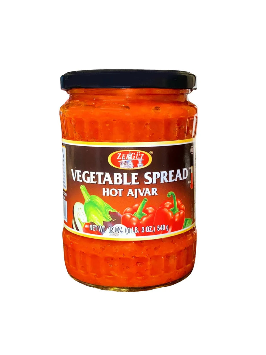 Zergut Hot Ajvar Vegetable Spread 19oz