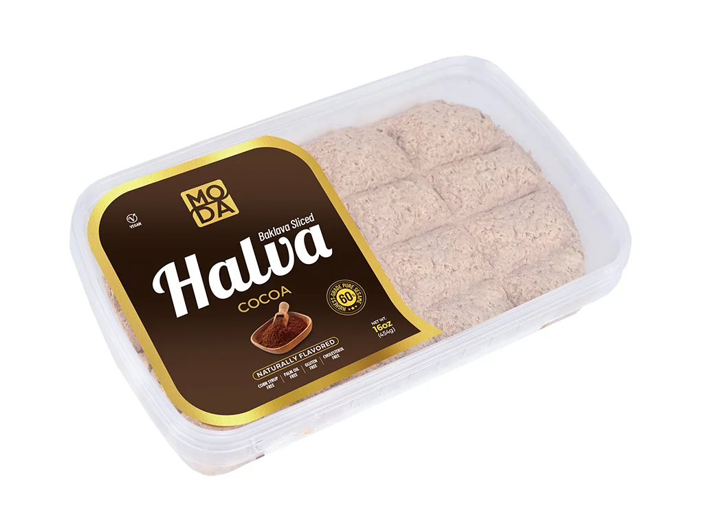 Moda Halva Cocoa Baklava Sliced 454gr