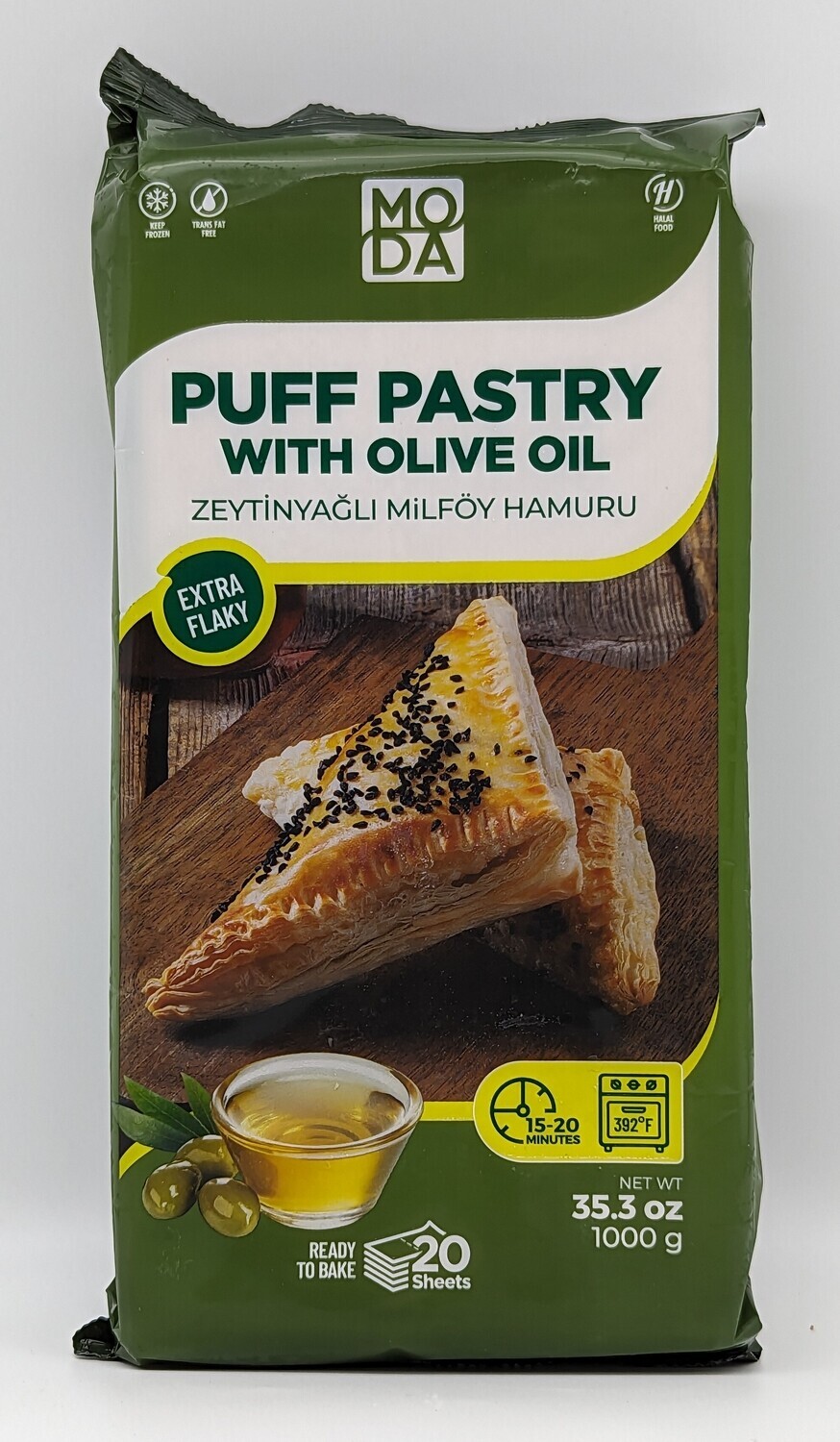 Moda Puff Pastry With Olive Oil 35.3oz