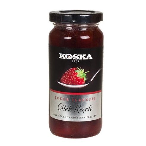 Koska Strawberry Jam Sugar Free 290gr