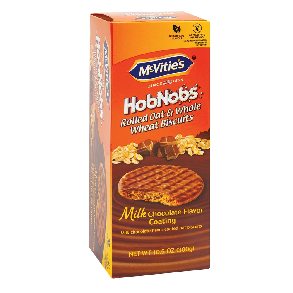 Mcvities Hobnobs Milk Chocolate Biscuits In Box 10.5oz