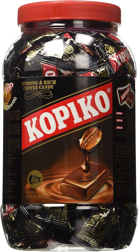 Kopiko Coffee Candy In Jar 28.2oz