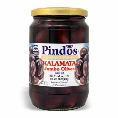 Pindos Kalamata Jumbo Olives 400gr