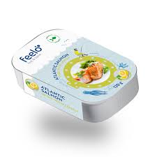 Feelo Salmon Fillet In Oil With Lemon 120gr