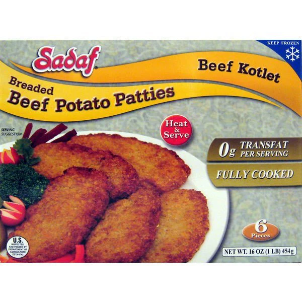 Sadaf Beef Kotlet Frozen 16oz
